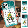 Sunflower Gnome Butterfly Grandma With Grandkids Mommy Auntie Personalized Phone Case Phone case FUEL 