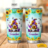 Sunflower Gnome Butterfly Grandma With Grankids Personalized Tumbler SC241112