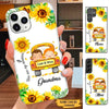 Sunflower Truck You are my sunshine Grandma Nana Mommy Personalized Phone cas SC26810 Phone case ShinyCustom Phone Case