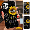 Sunflower with arrows Nana Gigi Mimi Grandma Personalized Phone Case SC253233