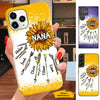 Sunflower with arrows Nana Gigi Mimi Grandma Personalized Phone Case SC253234