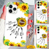 Sunflower with arrows Nana Mimi Gigi Grandma Personalized Phone Case SC283232