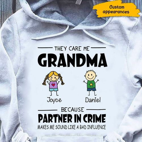 They call me Grandma Nana Mommy Funny Kids Personalized Hoodie Shirt SC281112