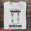They call me Grandpa Papa Daddy Funny Kids Personalized Shirt T-Shirt Gearment
