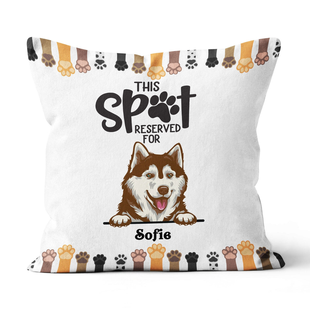 This Spot reserved Dog Lovers Pillow Pillows Dreamship 