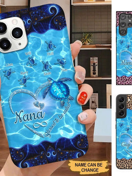 Turtle Blessed To be called Nana Gigi Mimi Grandma Phone case SC22810