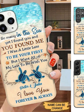 Turtle Couple So Many in the sea You Found Me Personlized Phone case SC2285