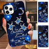 Turtle Grandma Loves Grandkids to the moon and back Mommy Auntie Personalized Phone Case Phone case FUEL 