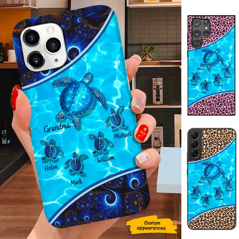 Turtle Grandma Nana Mommy Personalized Phone case SC213238