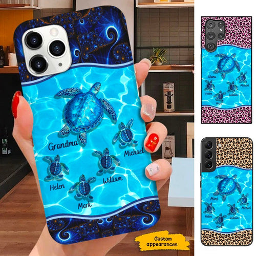Turtle Grandma Nana Mommy Personalized Phone case SC213239