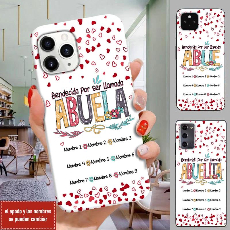 Personalized "Bendecida Por Ser Llamada Abuela" Spanish Phone Case HP-24HL100 Phonecase FUEL 