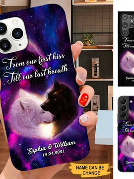 Wolf From Our First Kiss Couple Personalized Phone case SC1696