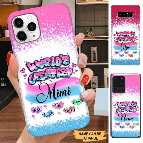 World's Greatest Mimi Grandma Mommy Auntie Personalized Phone case Phone case FUEL 