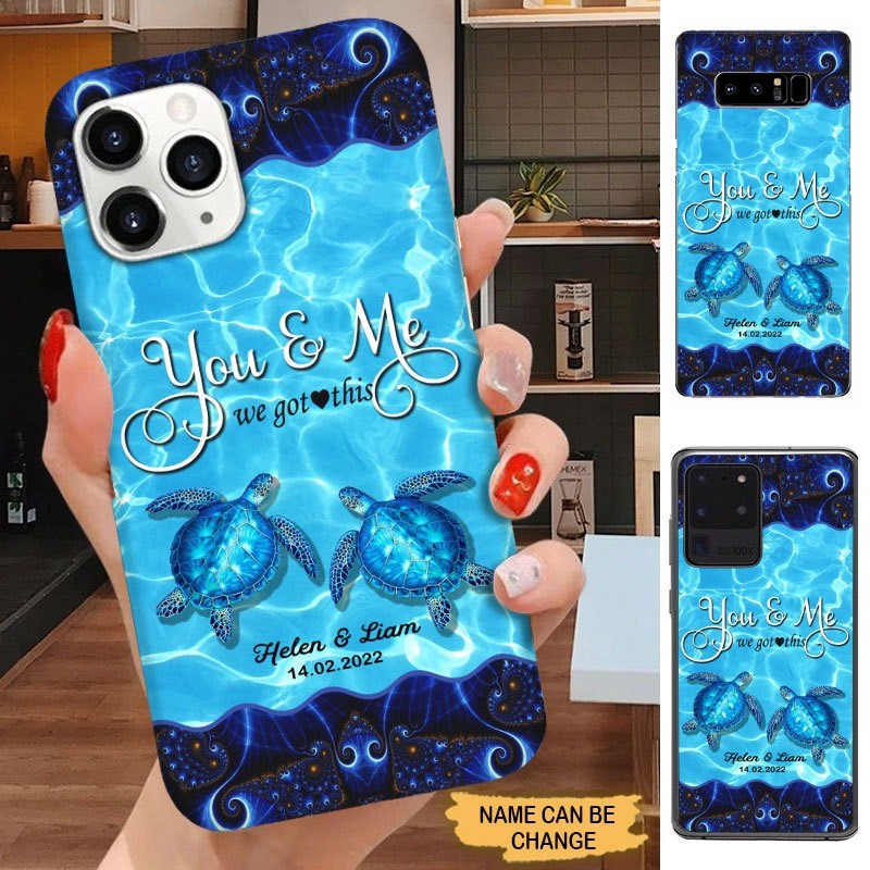 You and Me We got this Turtle Couple Personalized Phone case Phone case FUEL 