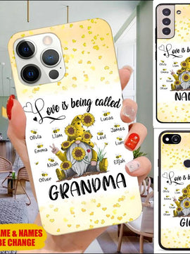 LOVE is being called Grandma,Mommy, Nana, Auntie Personalized Phone Case