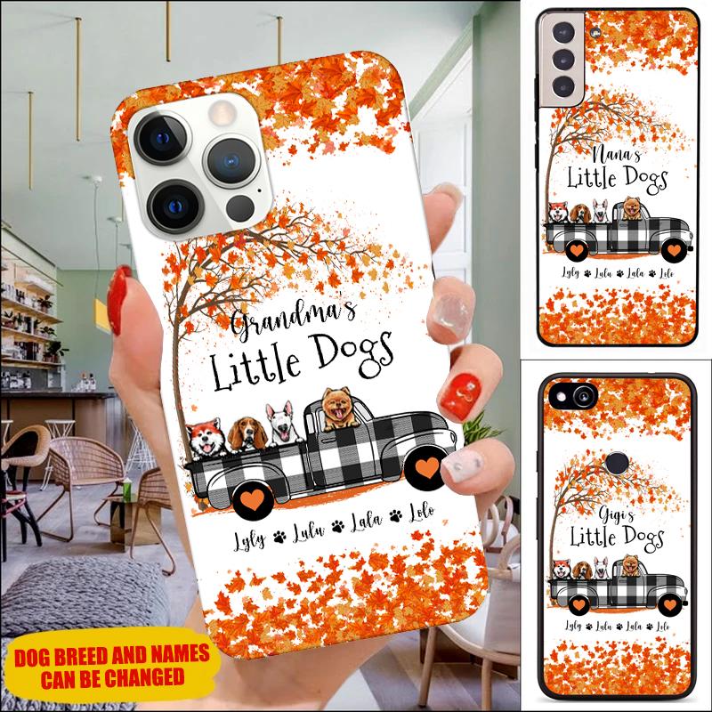 Grandma's Little Dogs Mommy, Auntie, Nana Personalized Phone case Phone case FUEL 