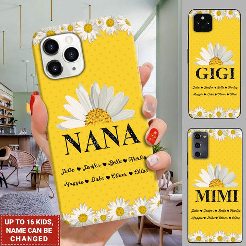Grandma Mom Daisy Flower Personalized Phone case Phone case FUEL 