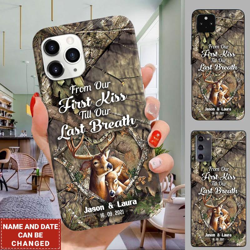 Personalized Deer Couple Matching Gift Phone Case V2 Phone case FUEL 