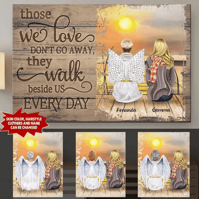 Personalized "Those We Love Don't Go Away" Premium Canvas HP-15CT48 Dreamship