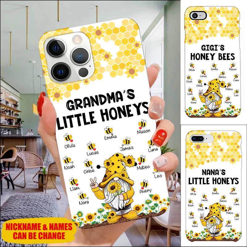 Grandma's Little Honey Mommy, Nana, Grandma, Auntie Personalized Phone Case Phone case FUEL 