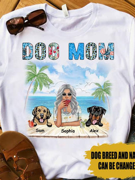 Dog MOM Personalized Shirt