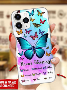 Personalized Custom Nickname And Names Grandma's Blessings Phone Case