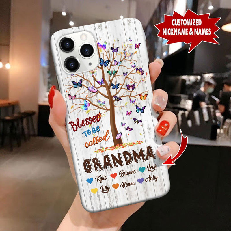 Personalized custom names & nickname blessed to be called grandma phone case pht28jun21tt1 Phonecase FUEL