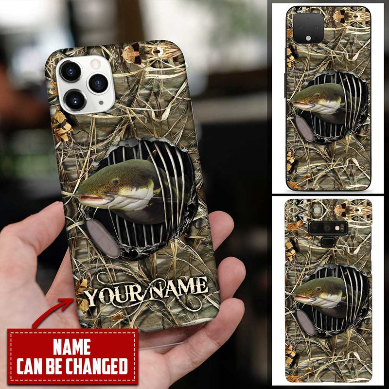Personalized Custom Name Fishing Catfish Fish Phone Case - ShinyCustom -  The Best Personalized Gift Store